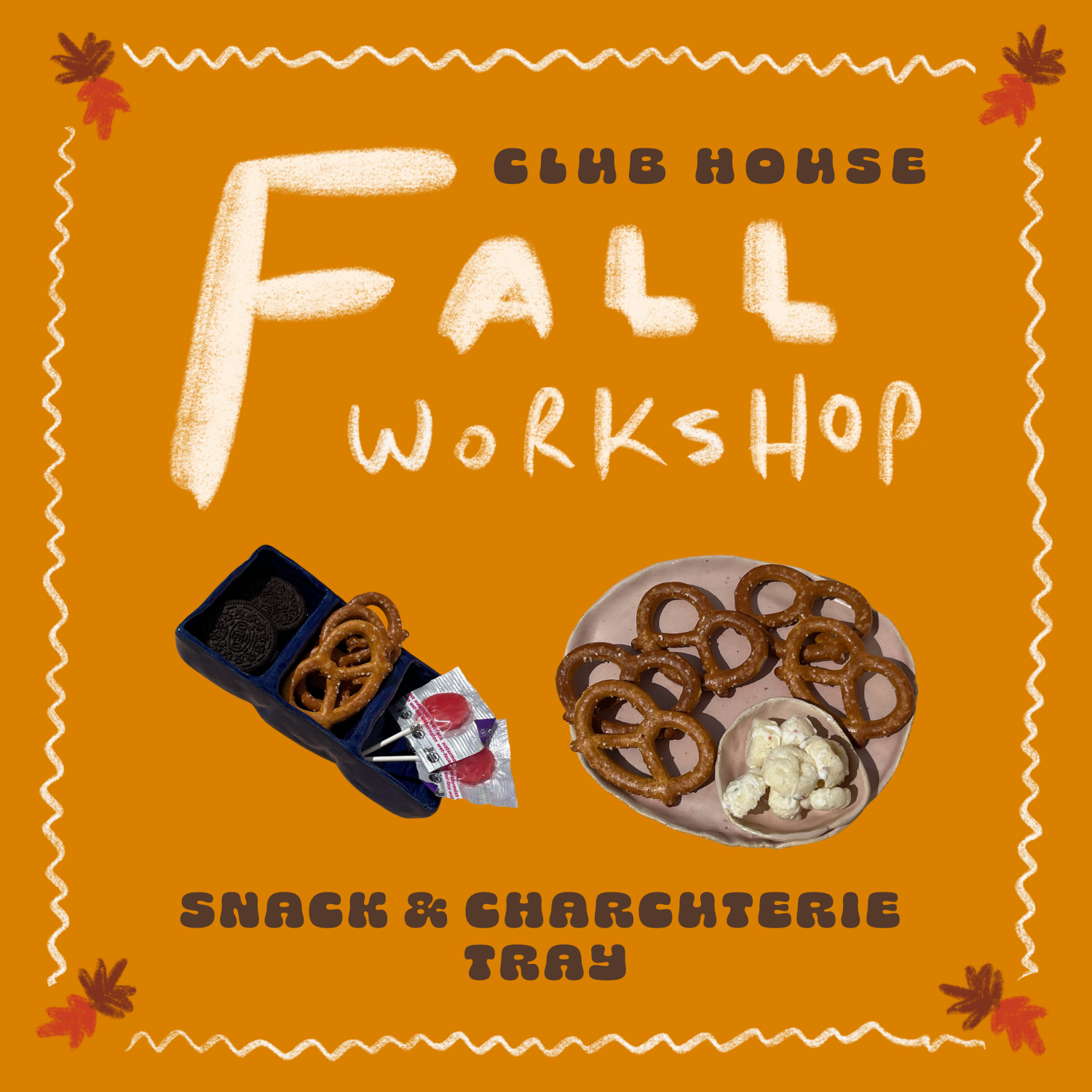 Snack & Charcuterie Tray Workshop: Sunday • November 16th • 3-5pm