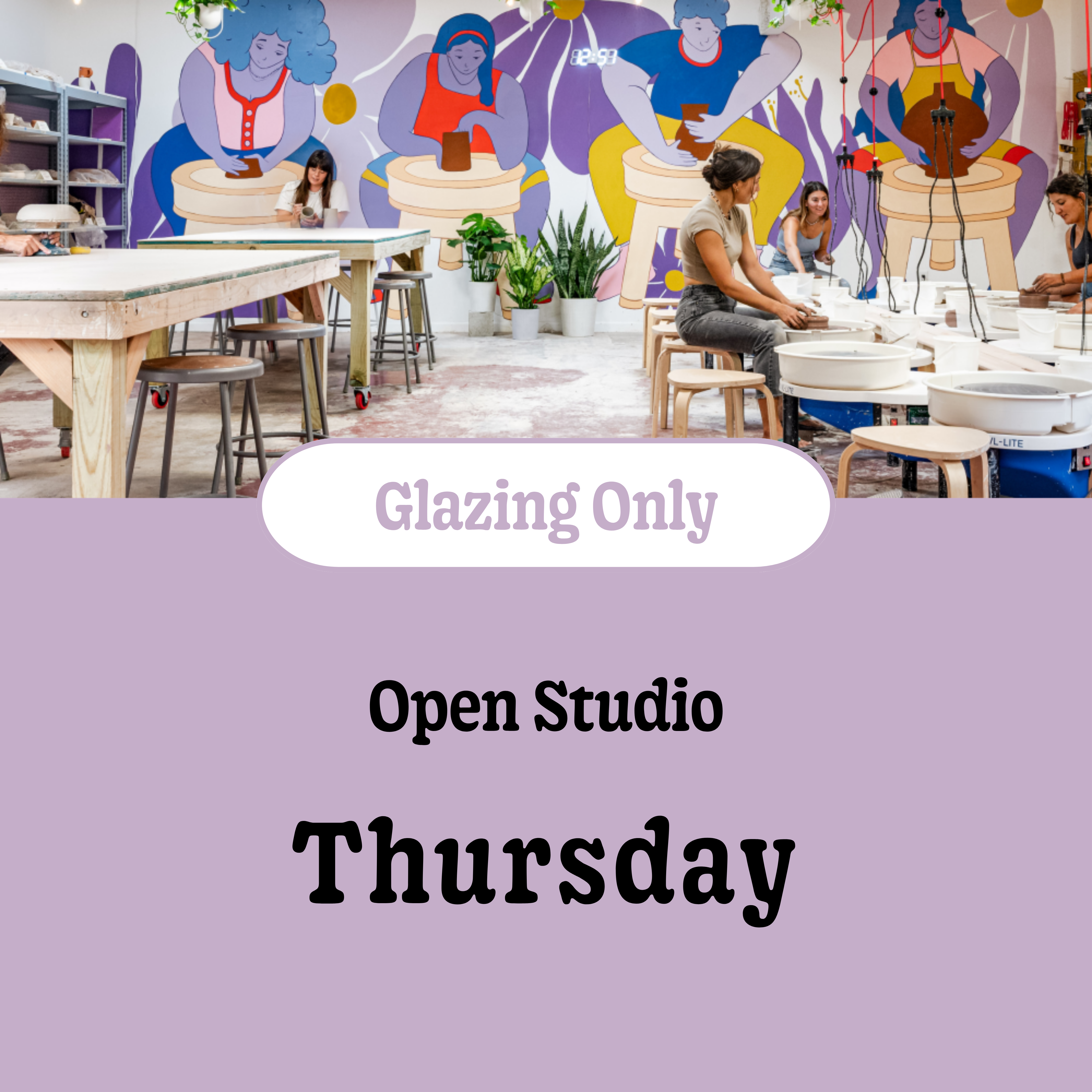 Thursday • October 2nd • 5:00pm - 7:00pm (Glazing Only)