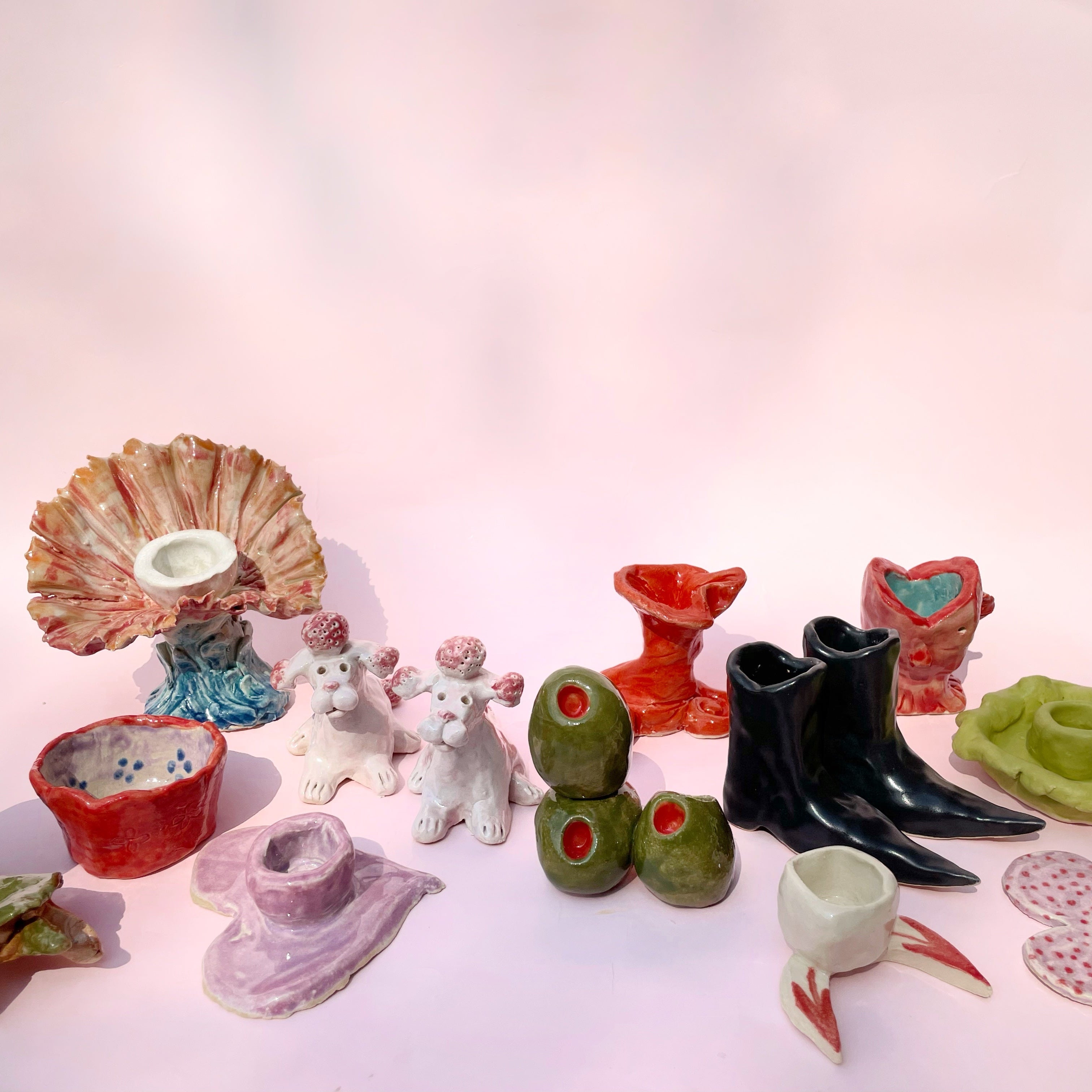 Clay Candlestick Holder Workshop: Sunday • Sept 21st • 11:30-1:30