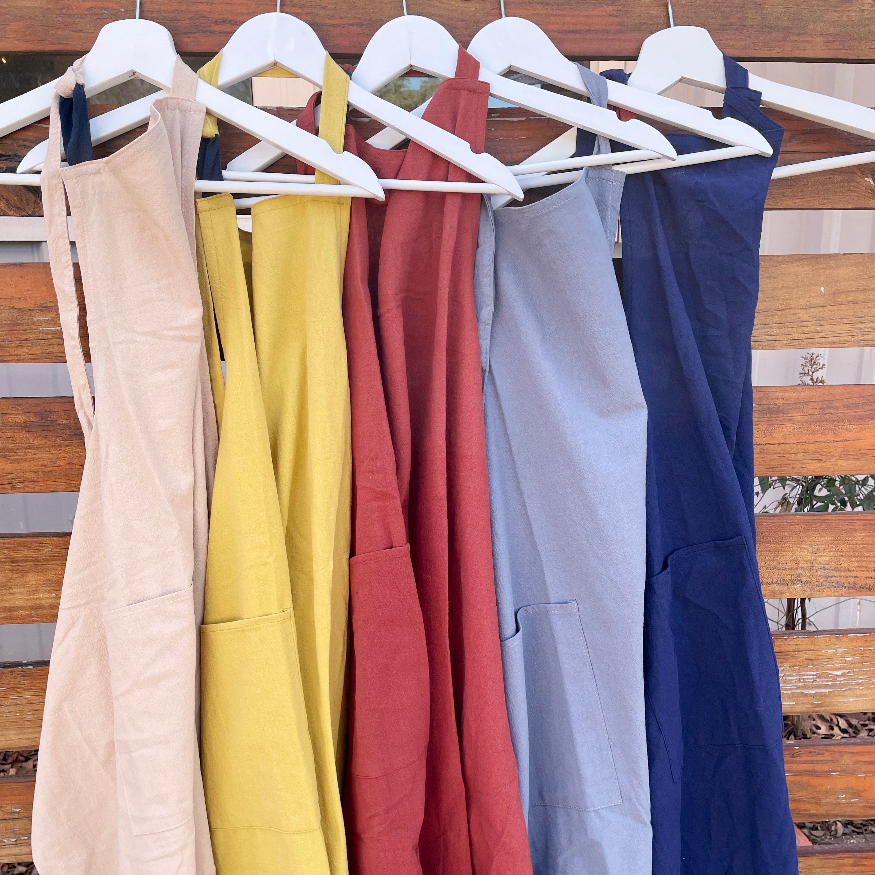 Cotton Apron with Pocket