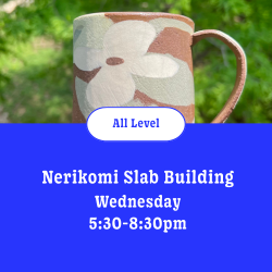 Nerikomi Hand Building: 6 wks • Wednesday • 5:30pm - 8:30pm • July 9th - August 13th