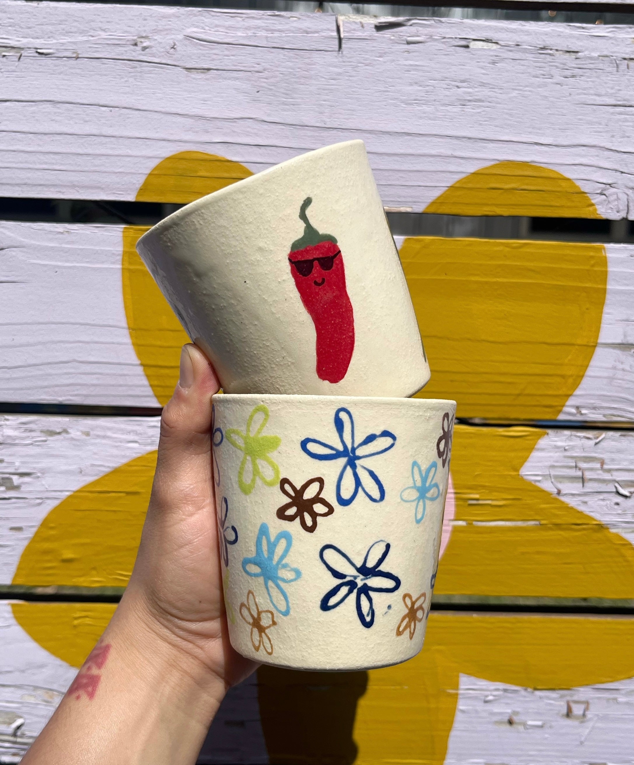 Decorate your own cup: Saturday • September 20th • 1pm - 3pm