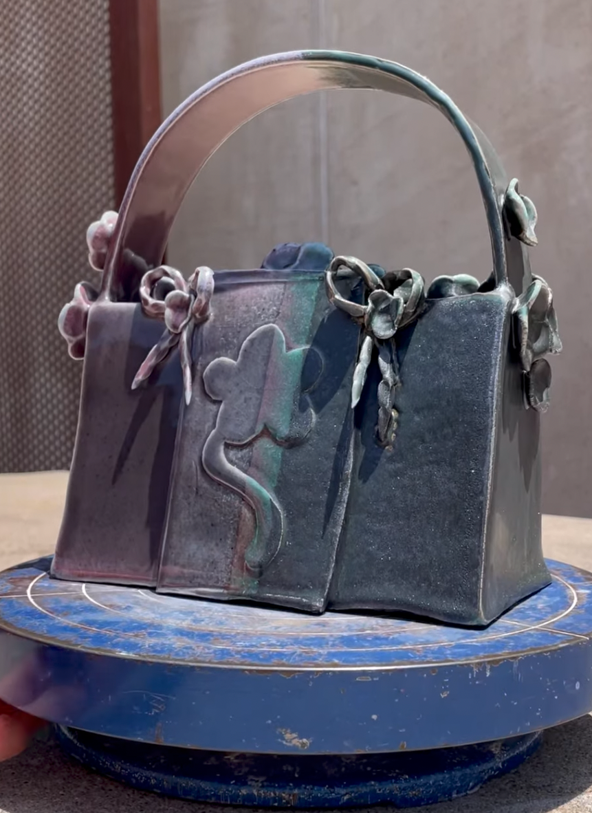 Hand Built Ceramic Purses: Saturday • Dec 19th • 1pm - 4pm