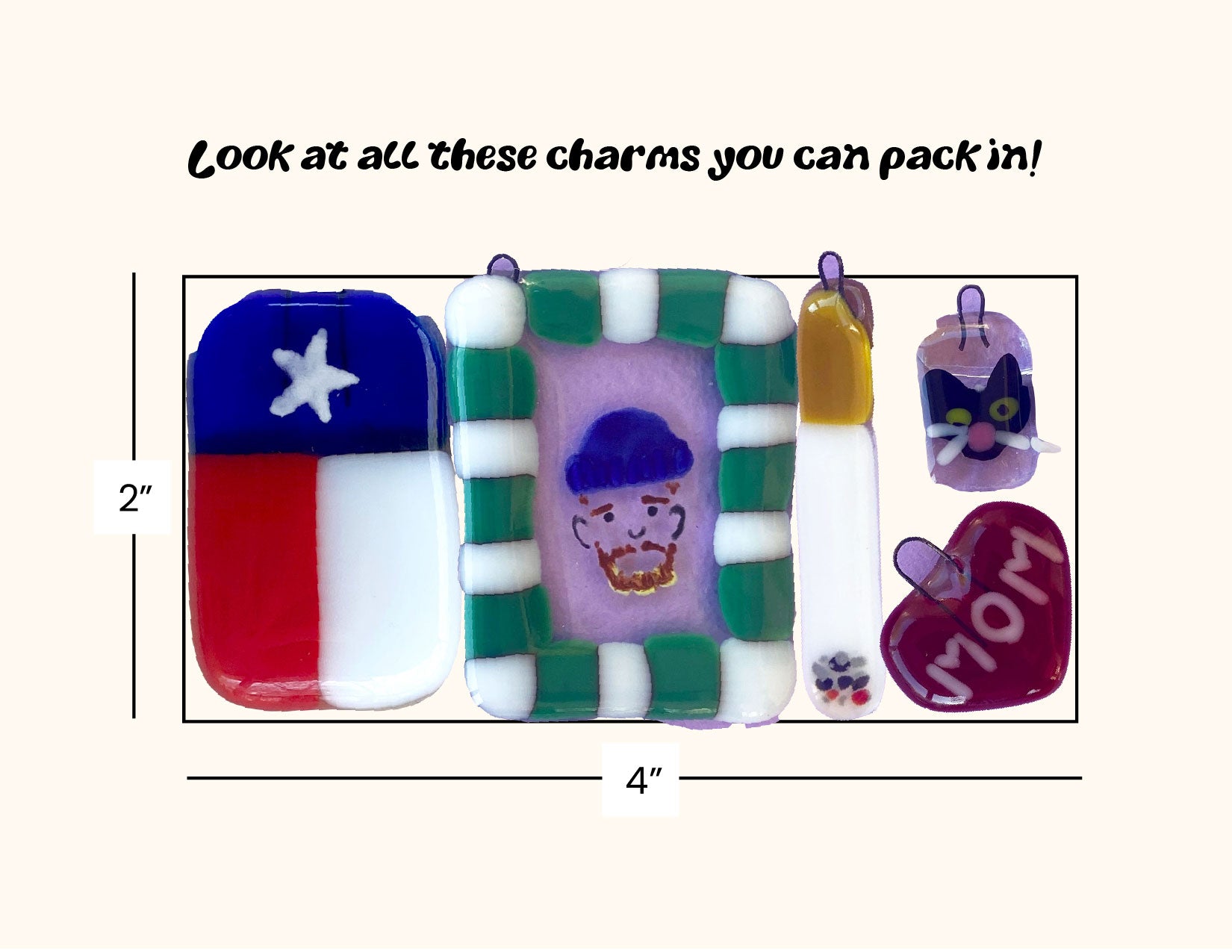 Glass Charm Workshop with Studio Tak Tak: Saturday • May 16 • 3-4:30